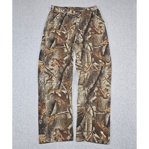 Carhartt B158 CMO RealTree Camo Men's Dungaree 36x34 Canvas Pants Carpenter